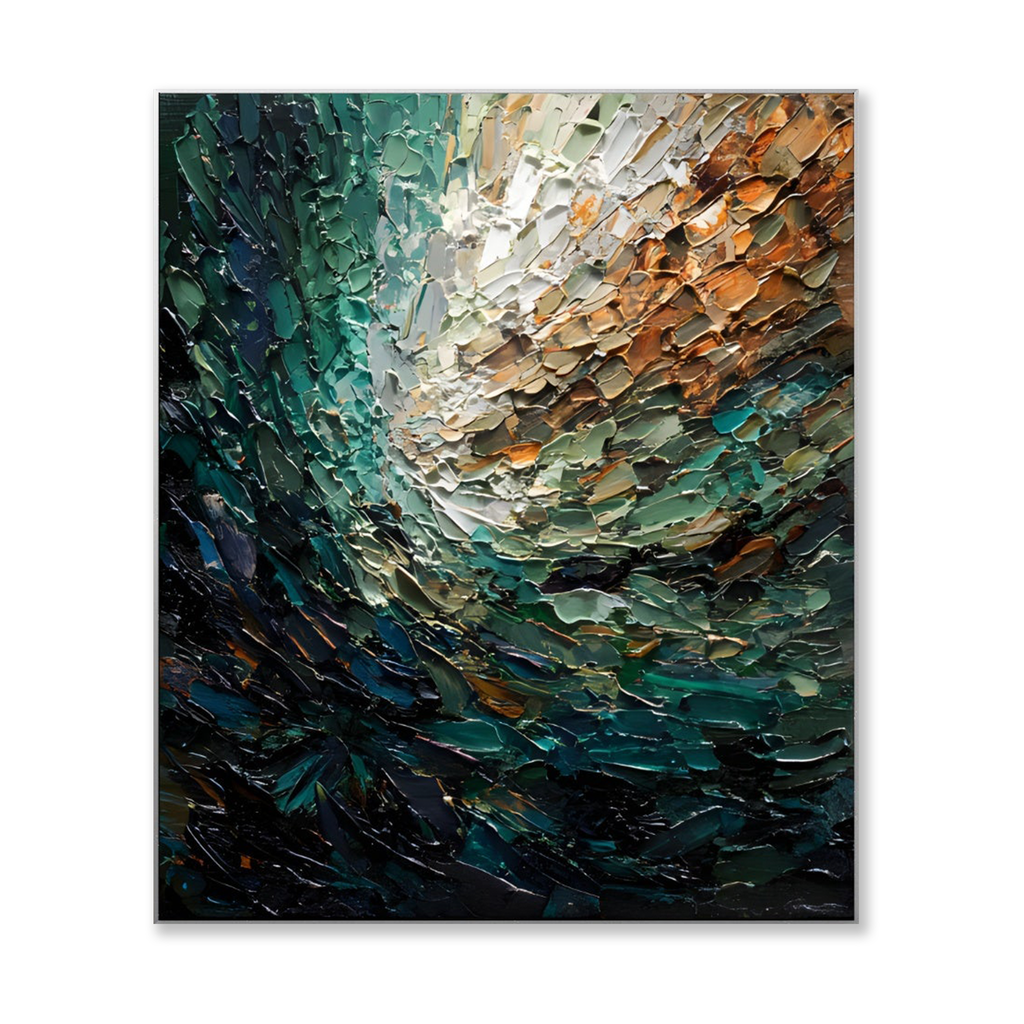 AVIORART Underwater Light Wall Art Canvas