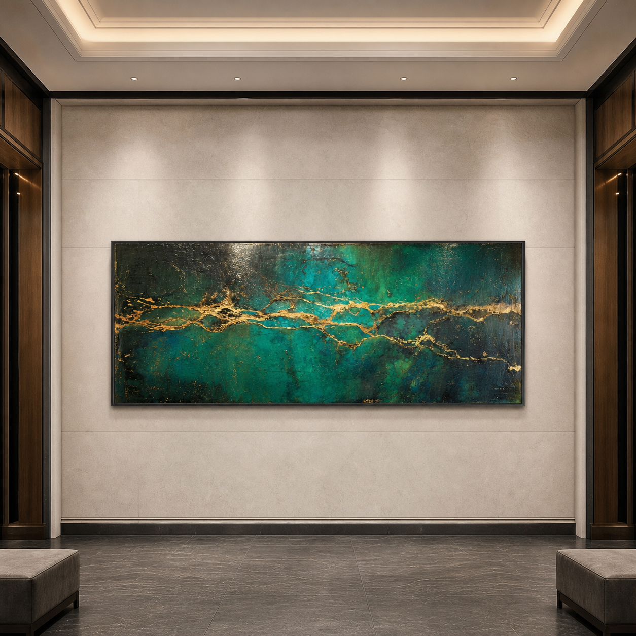 AVIORART Underwater Crack Wall Art Canvas