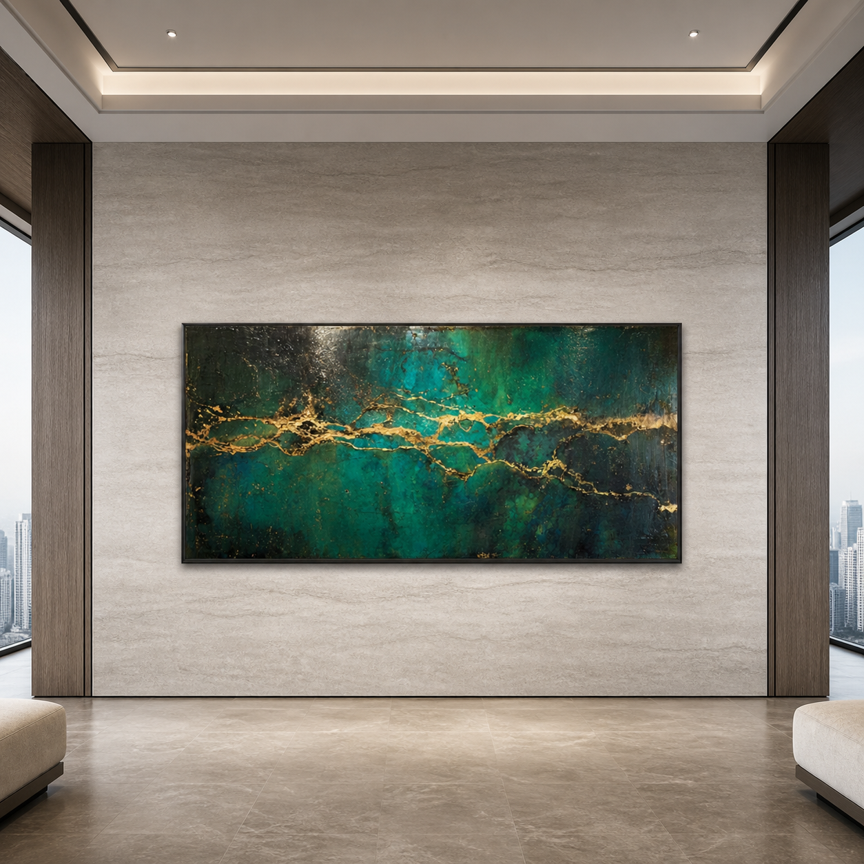AVIORART Underwater Crack Wall Art Canvas