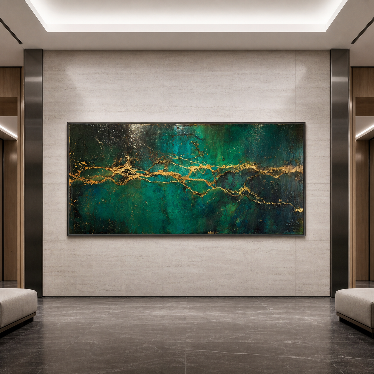 AVIORART Underwater Crack Wall Art Canvas