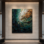 AVIORART Underwater Light Wall Art Canvas