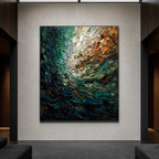 AVIORART Underwater Light Wall Art Canvas
