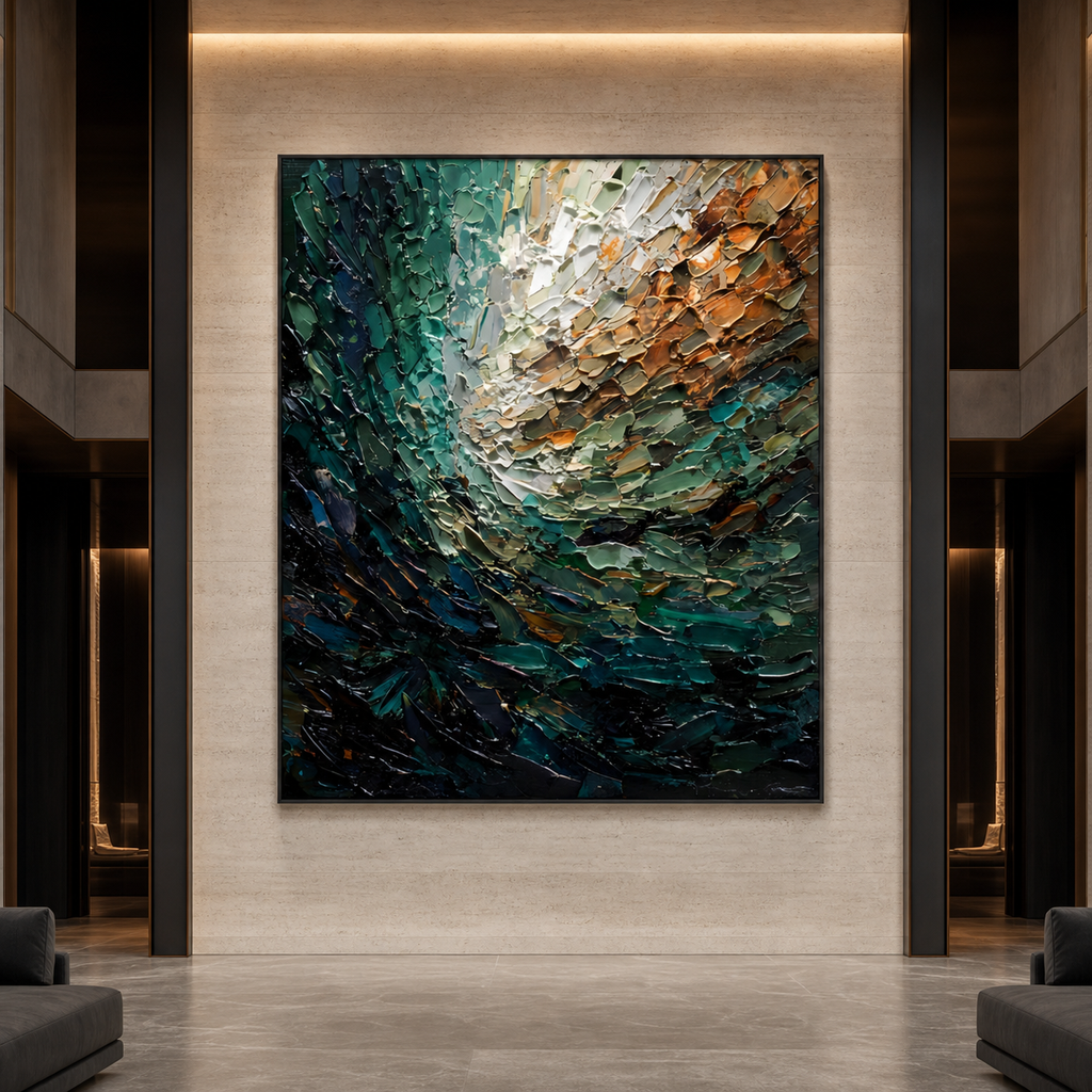 AVIORART Underwater Light Wall Art Canvas