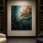 AVIORART Underwater Light Wall Art Canvas