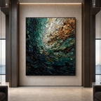 AVIORART Underwater Light Wall Art Canvas