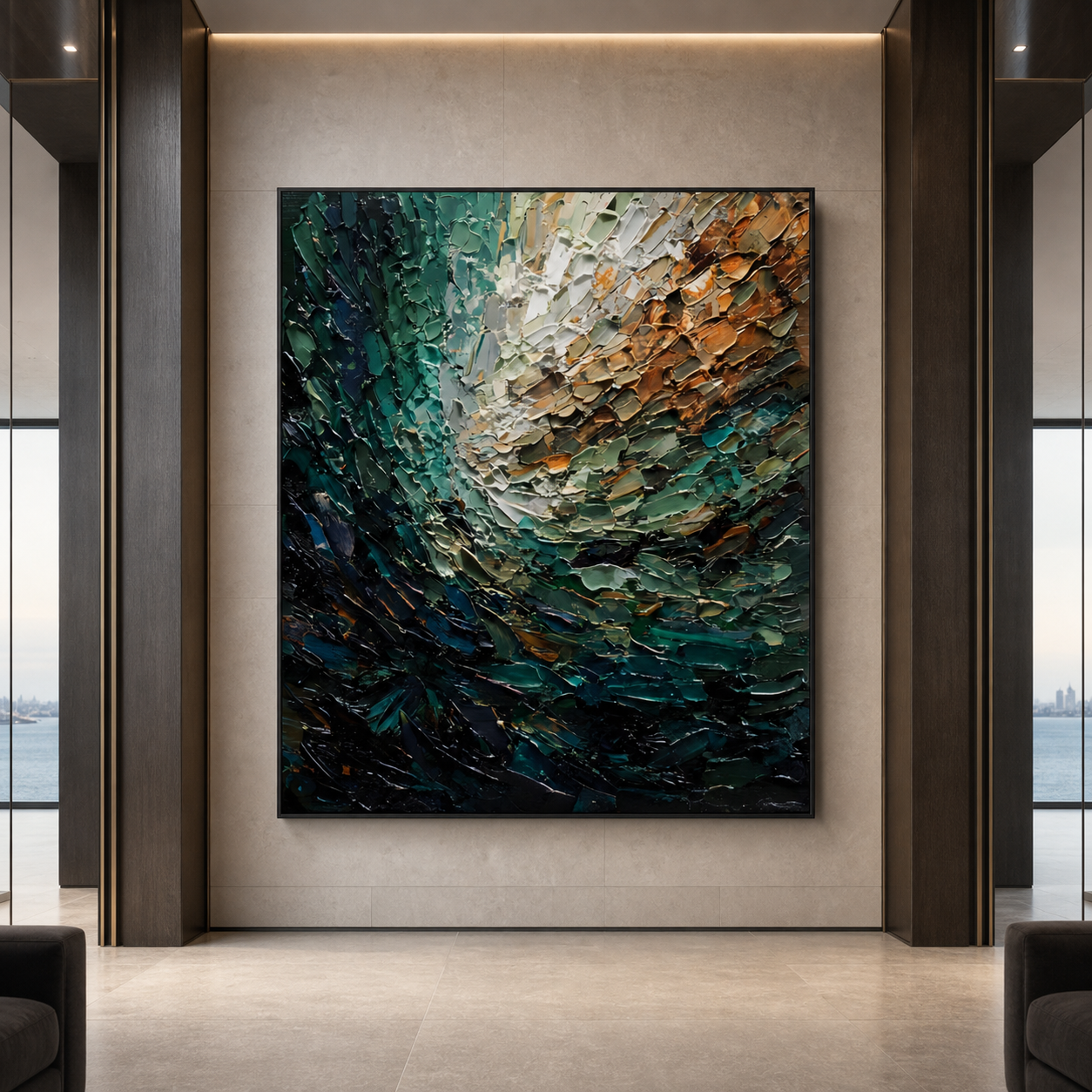 AVIORART Underwater Light Wall Art Canvas