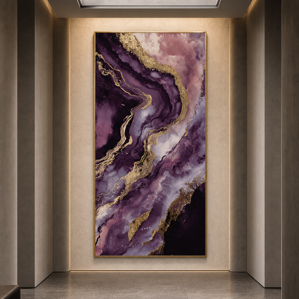 AVIORART Veins of Gold Wall Art Canvas