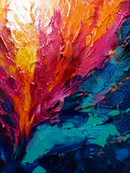 AVIORART Energy Rising Wall Art Canvas