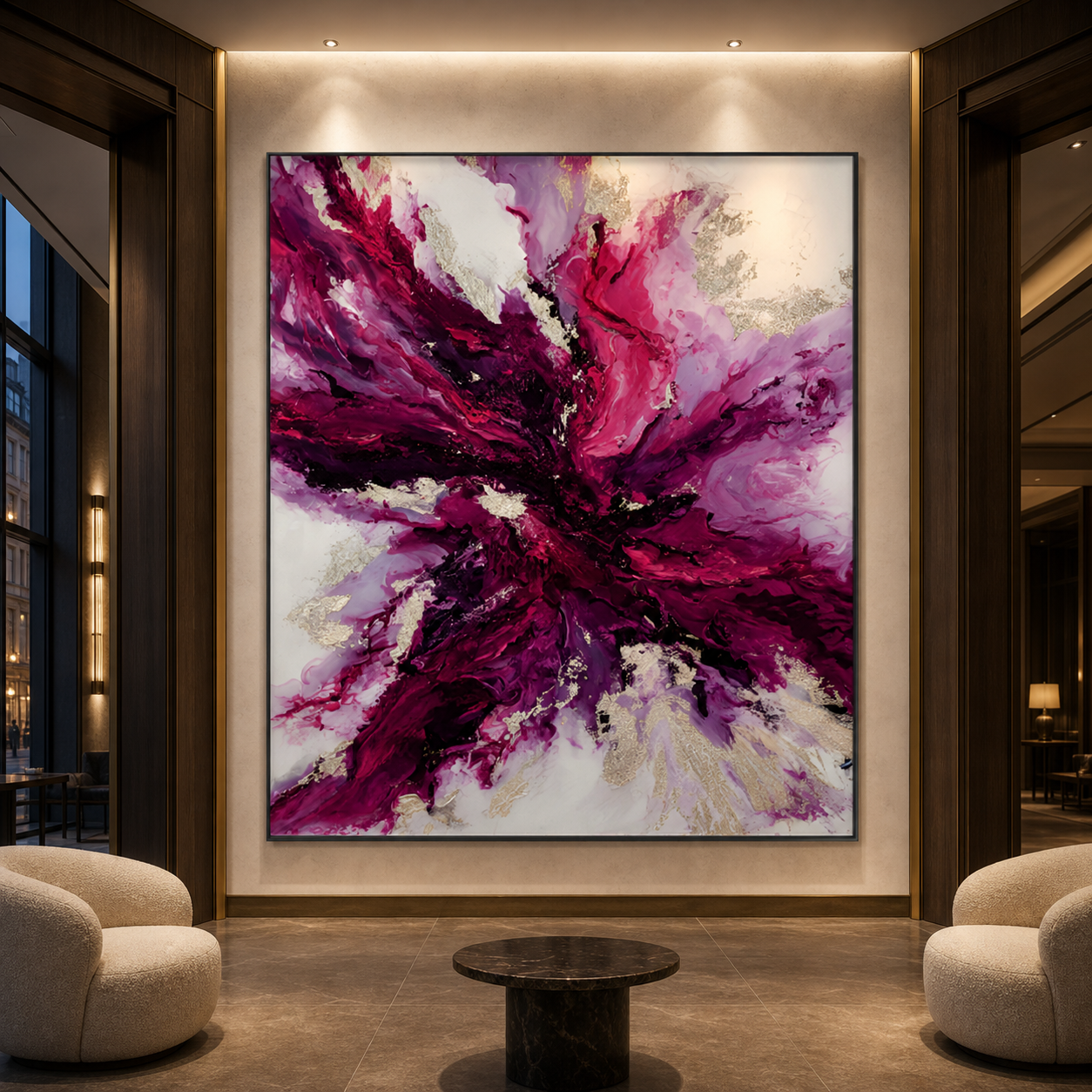 AVIORART Violet Renaissance Wall Art Canvas