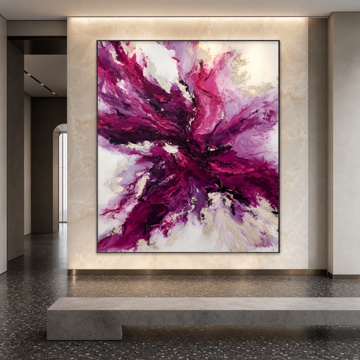 AVIORART Violet Renaissance Wall Art Canvas