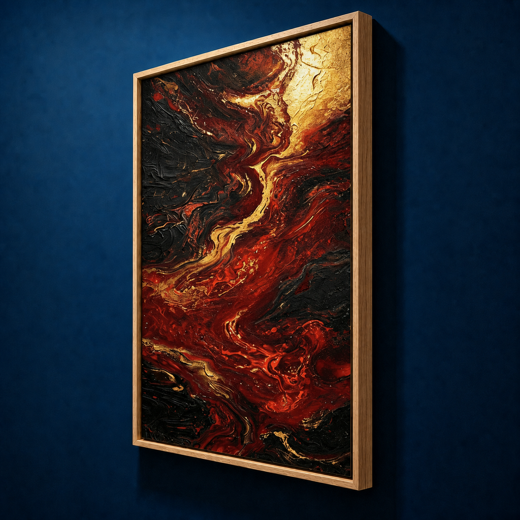 AVIORART Volcanic Currents Wall Art Canvas