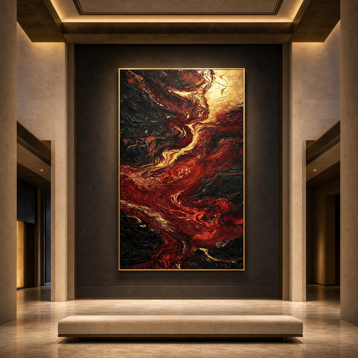 AVIORART Volcanic Currents Wall Art Canvas