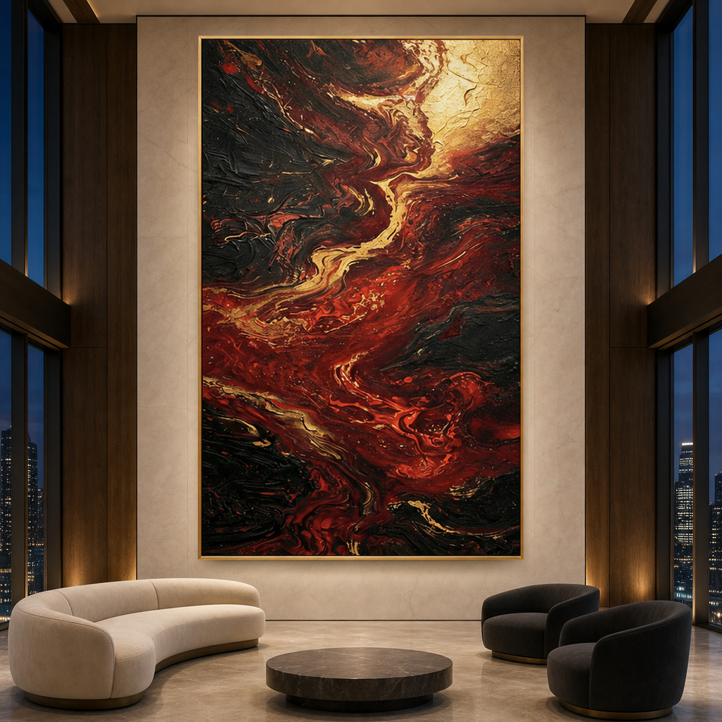 AVIORART Volcanic Currents Wall Art Canvas