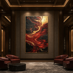 AVIORART Volcanic Currents Wall Art Canvas