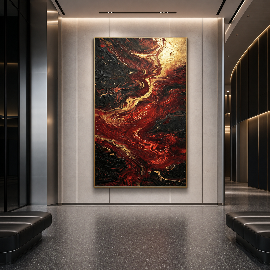 AVIORART Volcanic Currents Wall Art Canvas