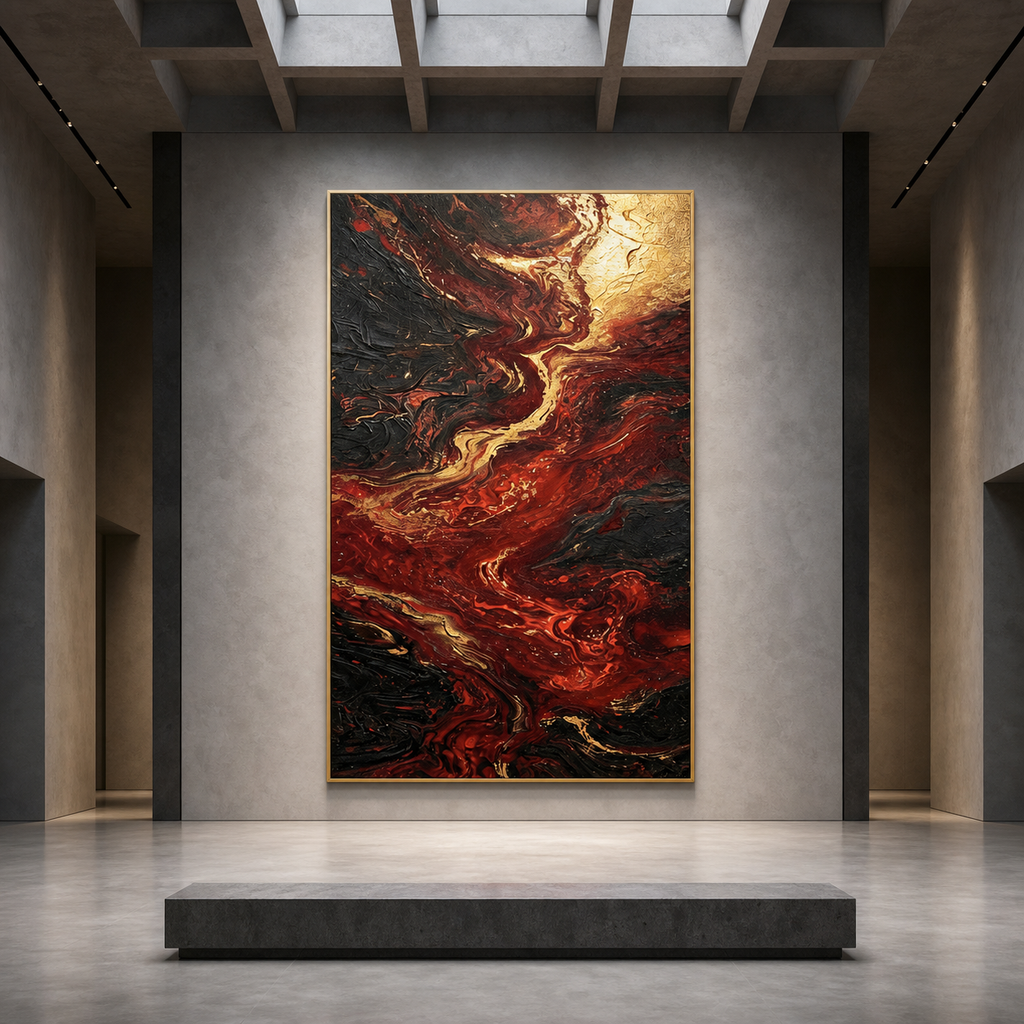 AVIORART Volcanic Currents Wall Art Canvas