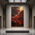 AVIORART Volcanic Currents Wall Art Canvas