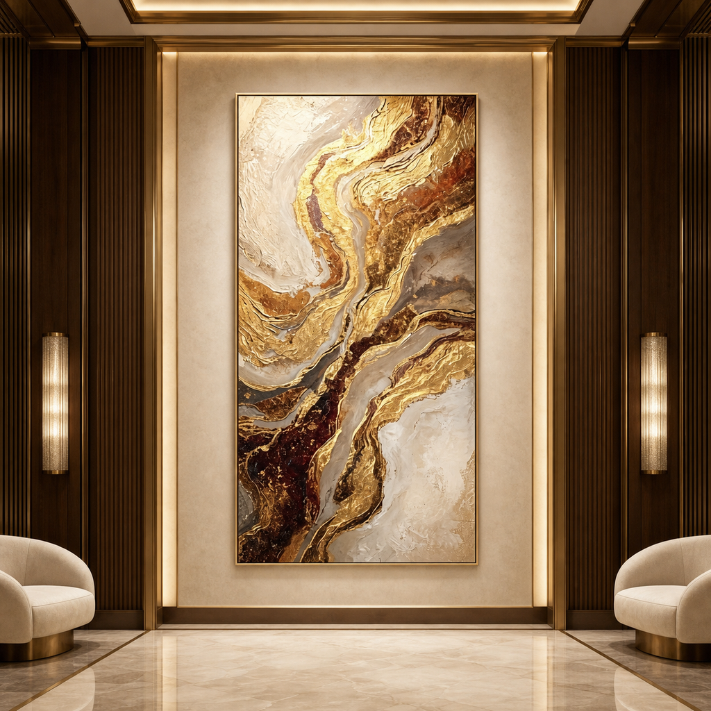 AVIORART Warm Stone Wall Art Canvas