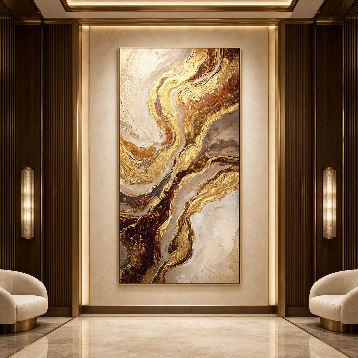 AVIORART Warm Stone Wall Art Canvas