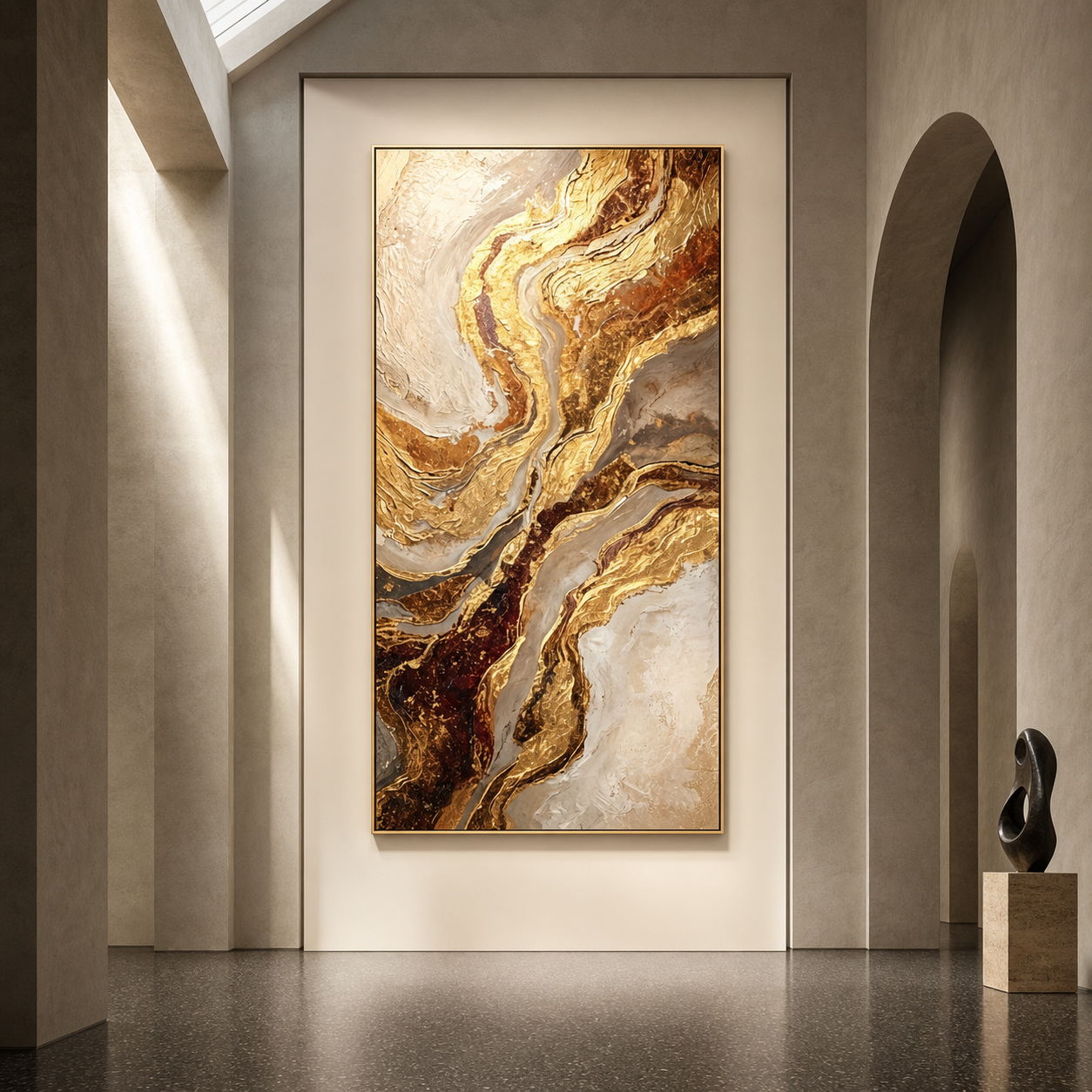 AVIORART Warm Stone Wall Art Canvas