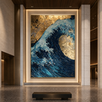 AVIORART Wave of Fortune Wall Art Canvas
