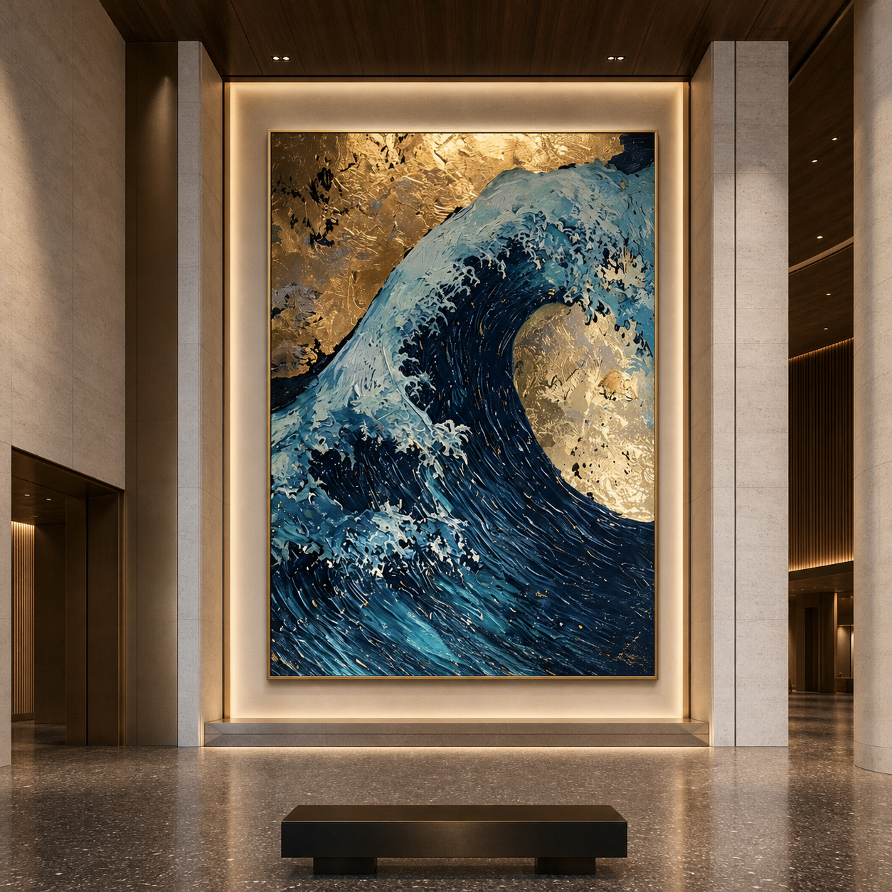 AVIORART Wave of Fortune Wall Art Canvas