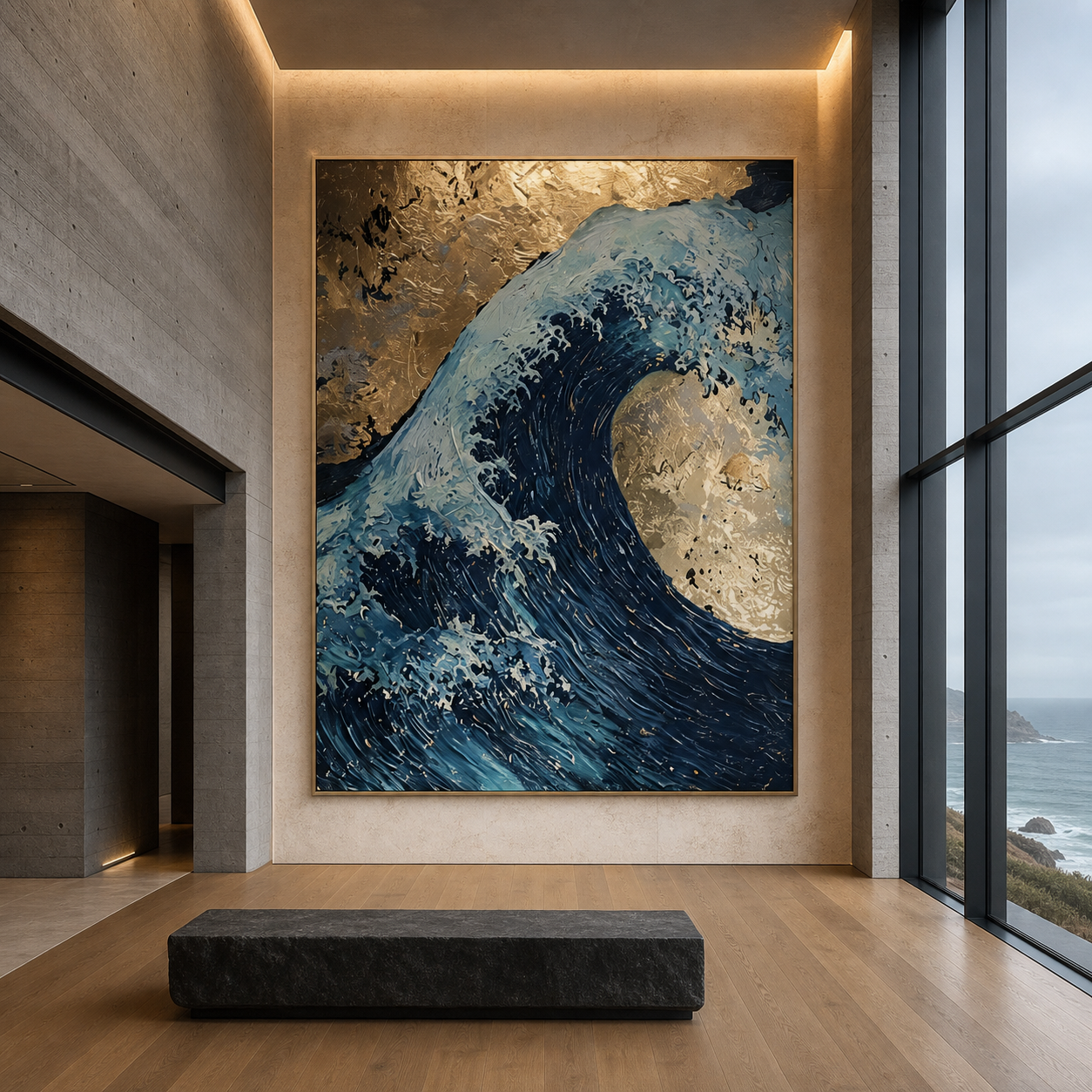 AVIORART Wave of Fortune Wall Art Canvas
