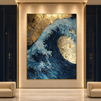 AVIORART Wave of Fortune Wall Art Canvas