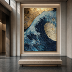 AVIORART Wave of Fortune Wall Art Canvas