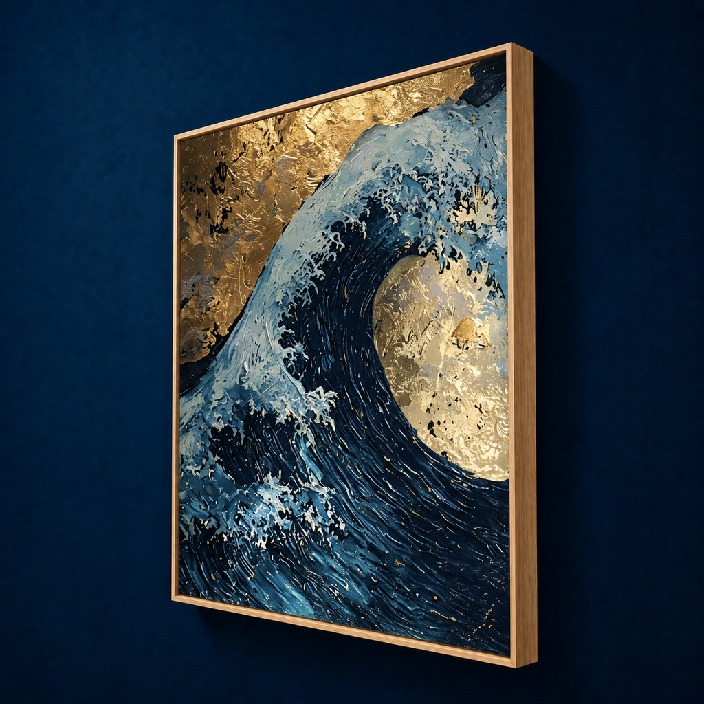 AVIORART Wave of Fortune Wall Art Canvas