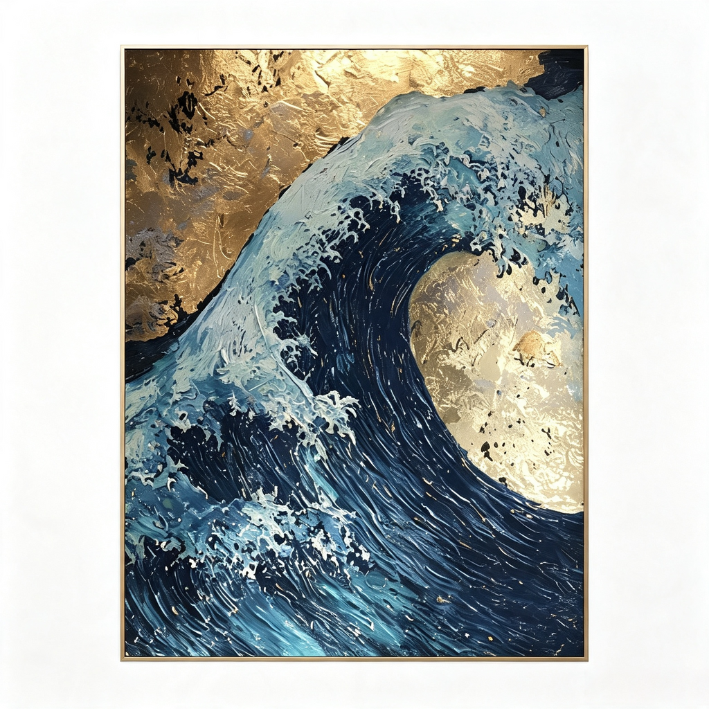 AVIORART Wave of Fortune Wall Art Canvas