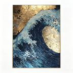 AVIORART Wave of Fortune Wall Art Canvas