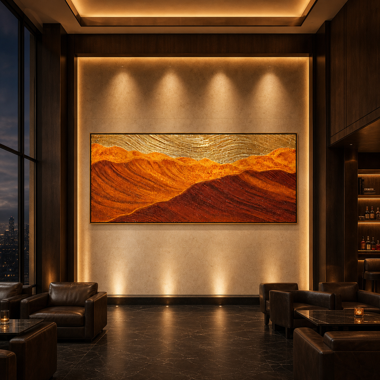 AVIORART Waves of Sand Wall Art Canvas