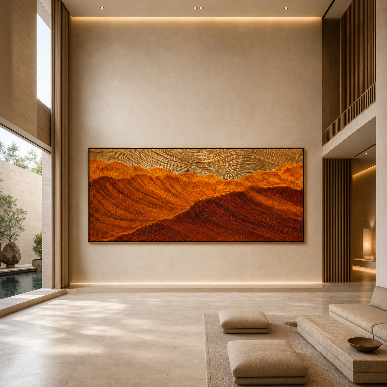 AVIORART Waves of Sand Wall Art Canvas