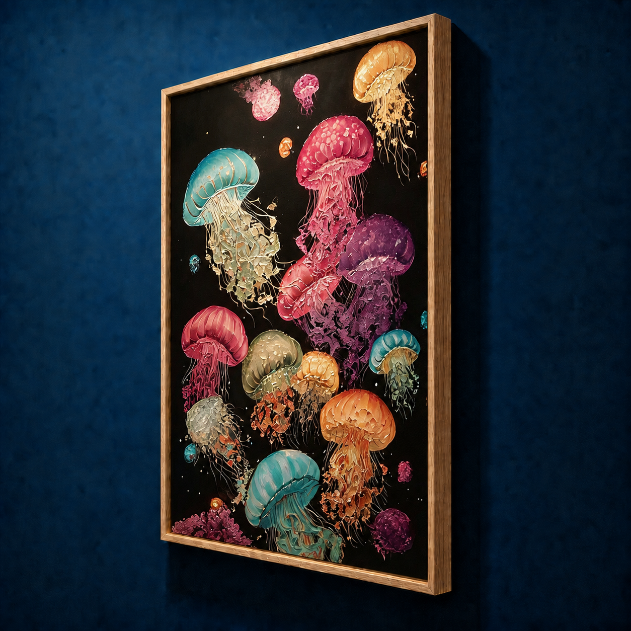 AVIORART Waves of Color Wall Art Canvas