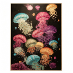 AVIORART Waves of Color Wall Art Canvas
