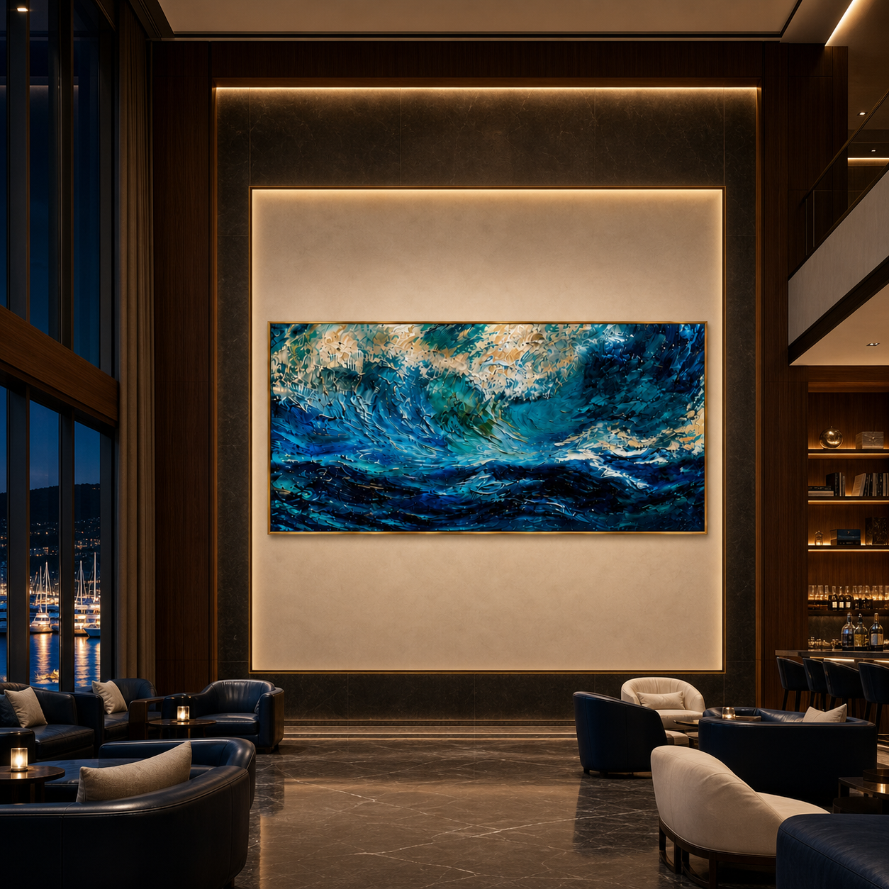 AVIORART Wild Waters Wall Art Canvas