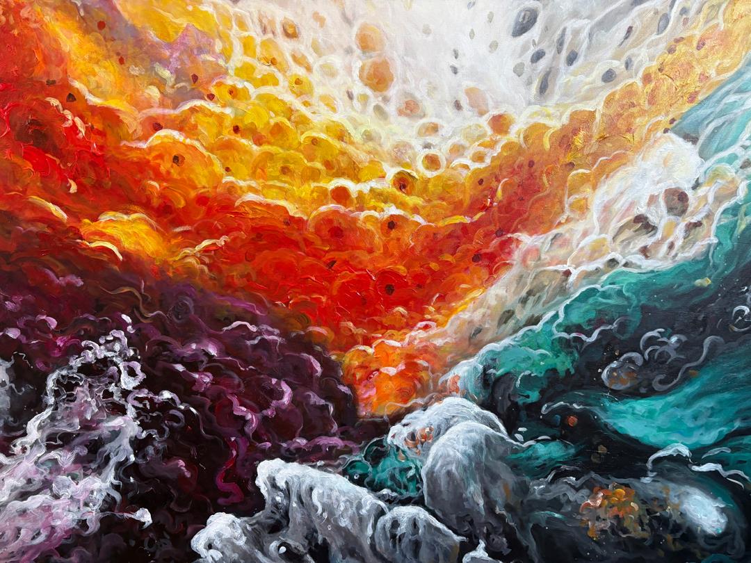 AVIORART Pulse of Creation Wall Art Canvas