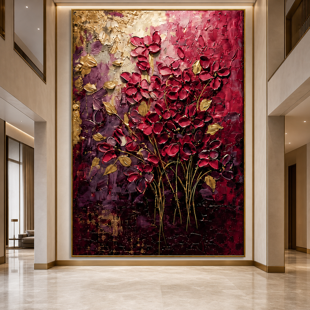 AVIORART Wine Garden Wall Art Canvas