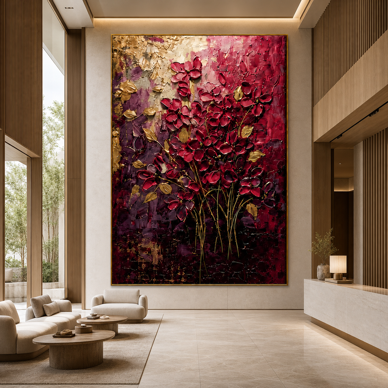 AVIORART Wine Garden Wall Art Canvas