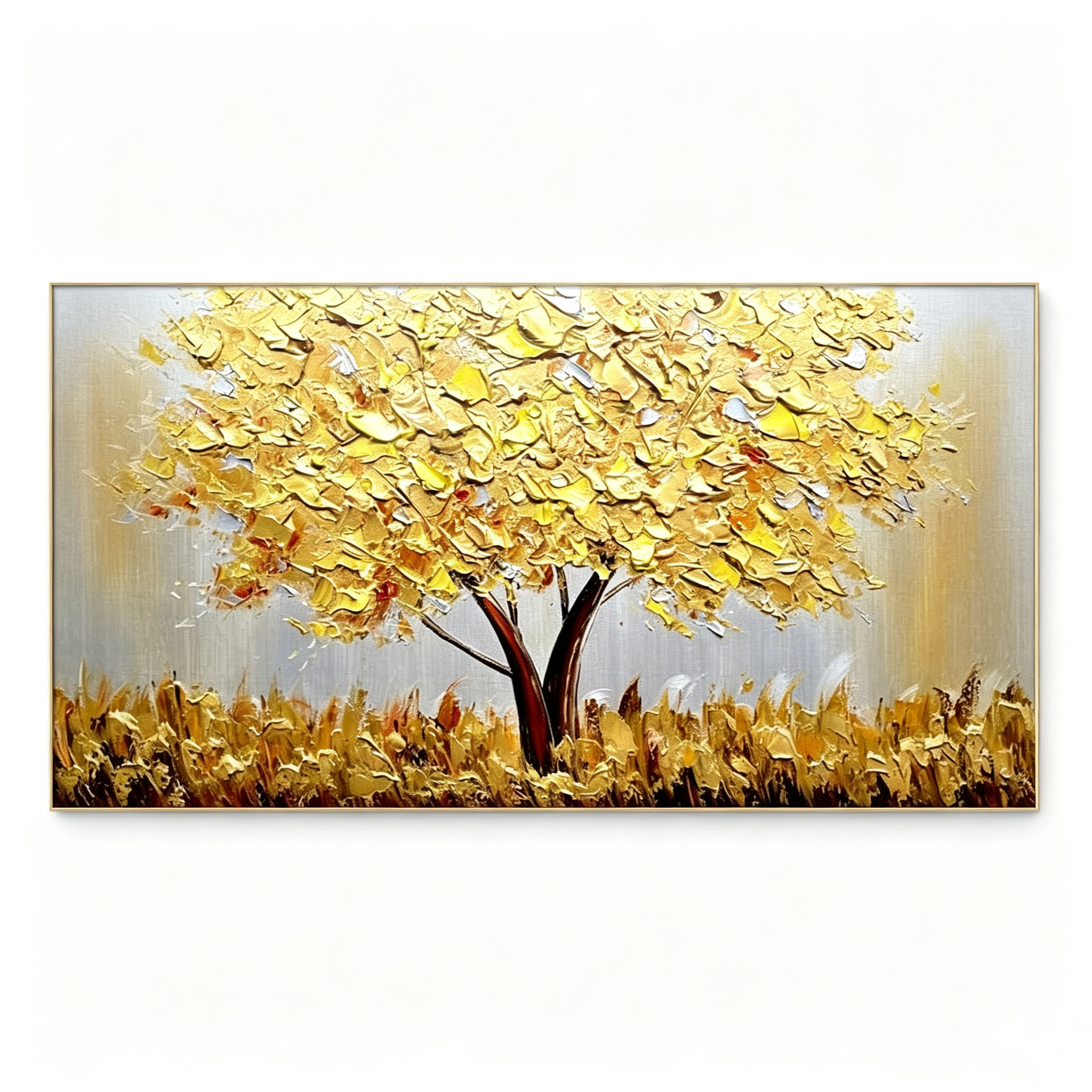 AVIORART Yellow Fortune Wall Art Canvas