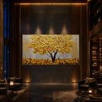 AVIORART Yellow Fortune Wall Art Canvas