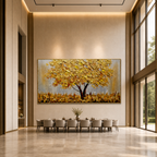 AVIORART Yellow Fortune Wall Art Canvas