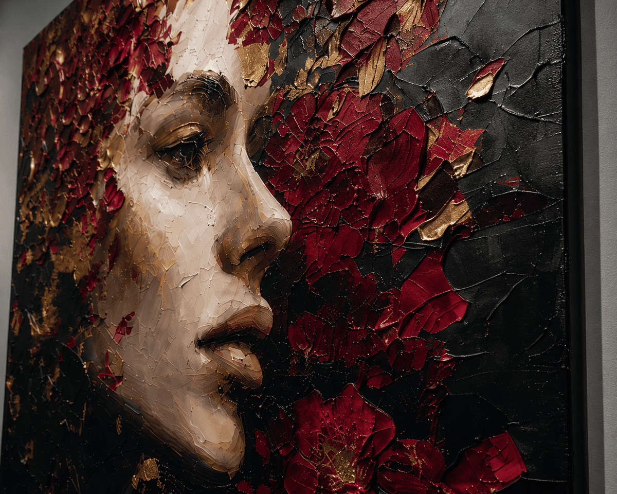 AVIORART Beauty In the Dark Wall Art Canvas